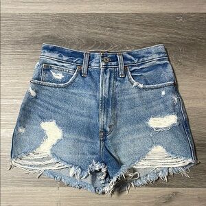 Abercrombie Distressed Denim Shorts